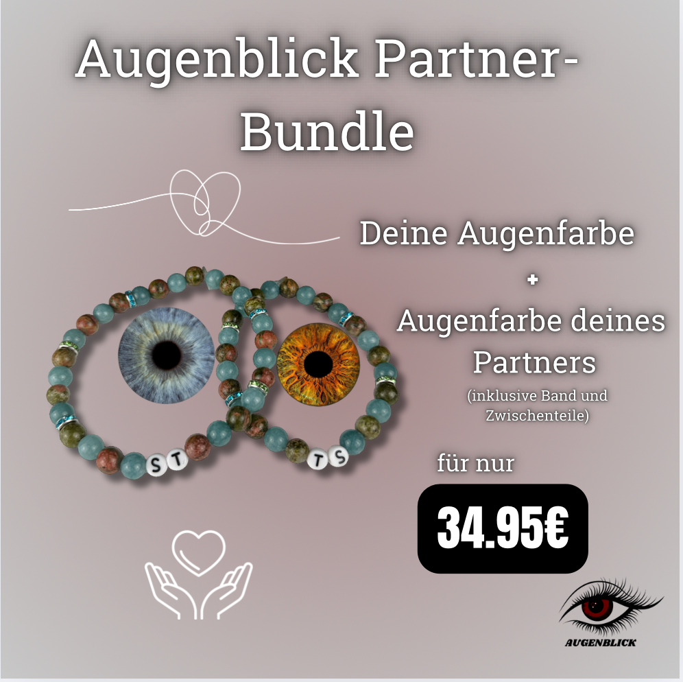 Augenfarben Armbänder Pärchen Bundle (für 2)